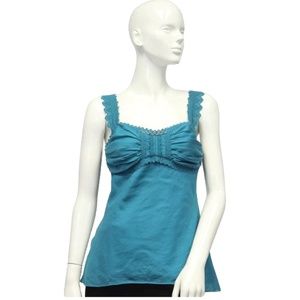 Max studio Turquoise Boho Top (SKU 000071)